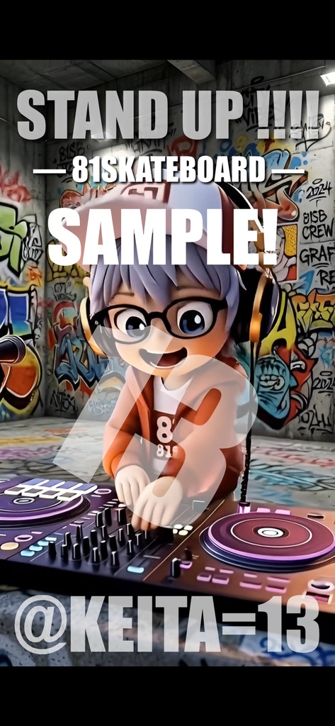STAND UP !!!! / ポスター / @KEITA=13 LIVE