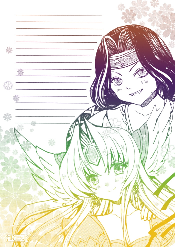 ★聖剣伝説3ToM ホークアイ♥リース グラデ便箋セット企画