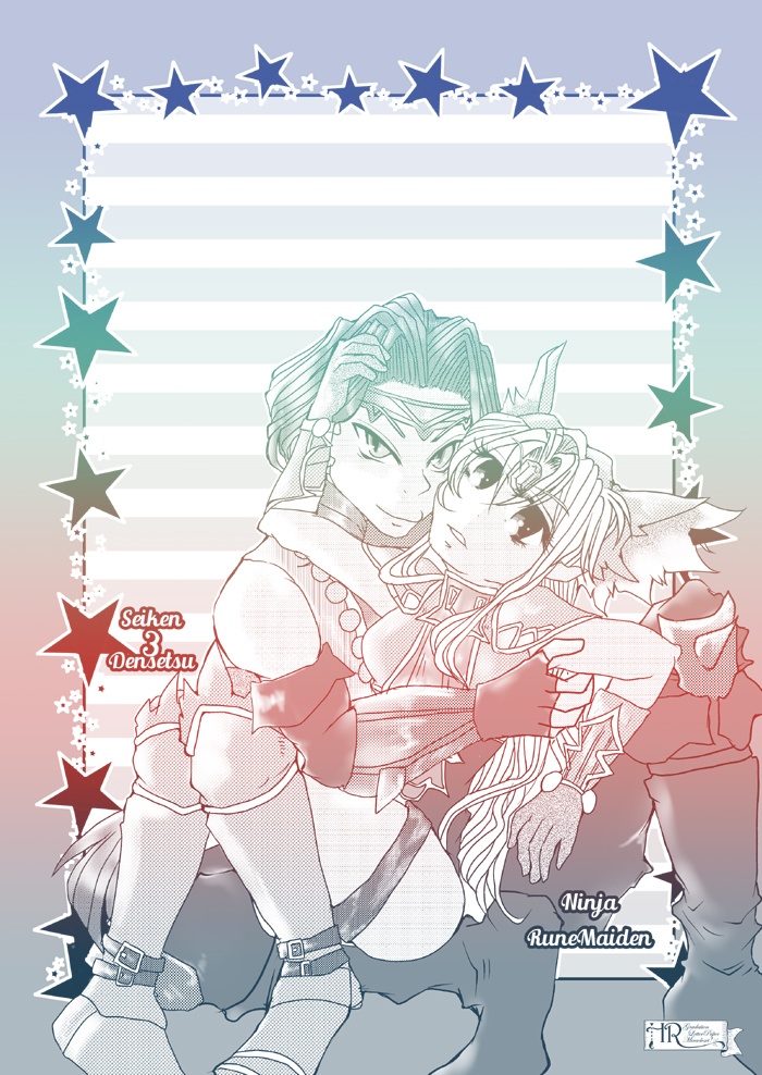 ★聖剣伝説3ToM ホークアイ♥リース グラデ便箋セット企画