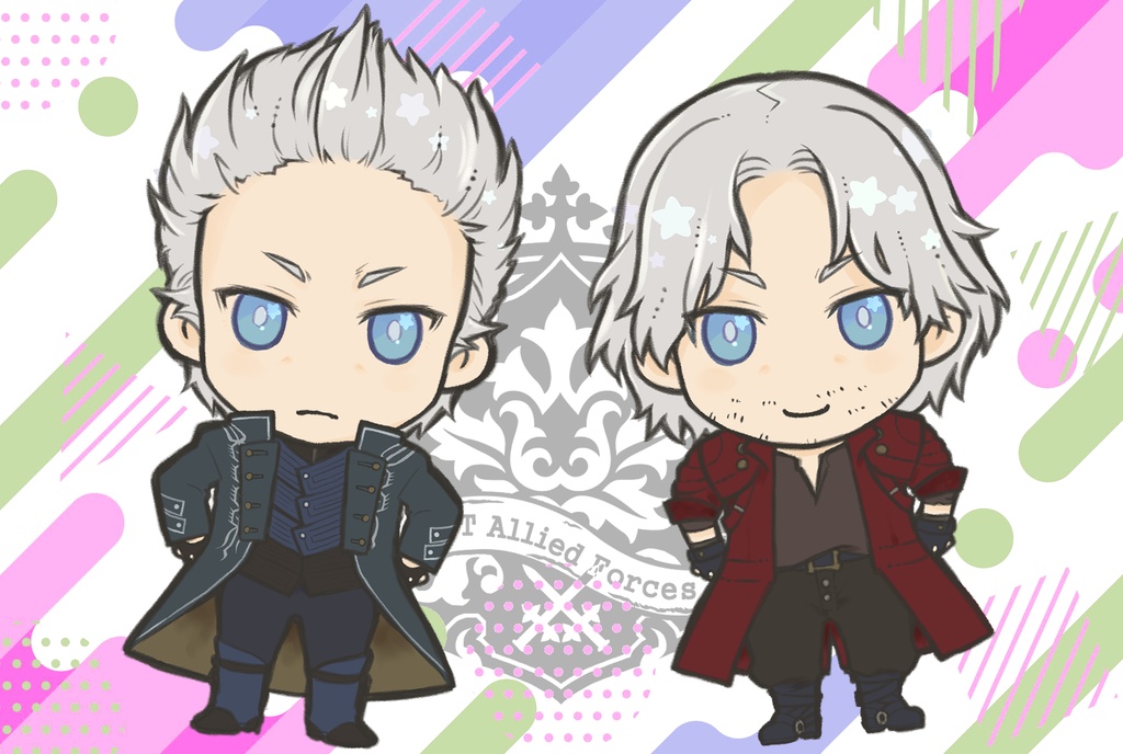 DMC5　半魔双子ちびちびアクスタ