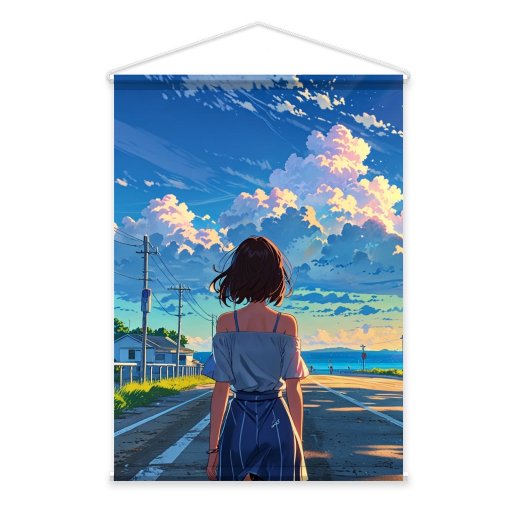 爽やかな夏タペストリー