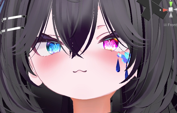 ショコラ対応 アイテクスチャ【カラバリ7種】ButterflyCyberEffect chocolate