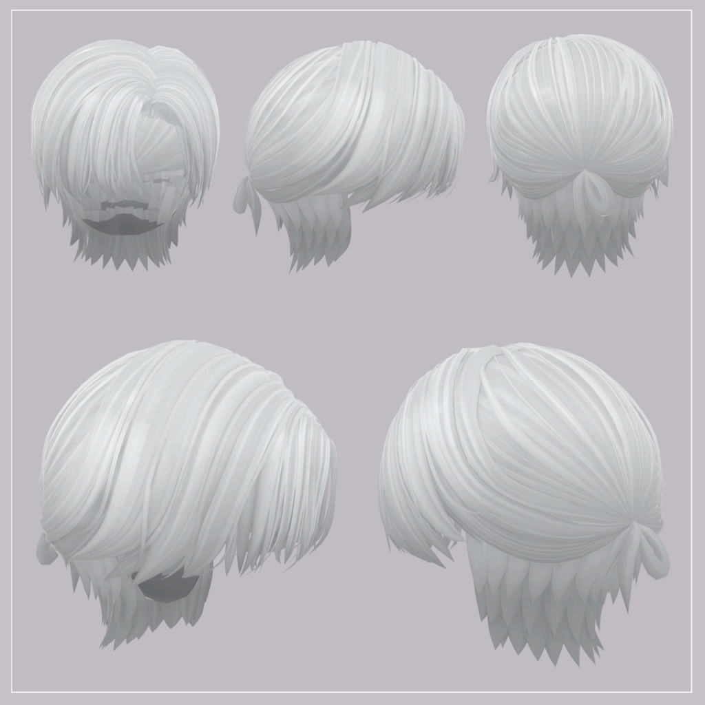 【憂蘭対応】Soft Center Half-Up