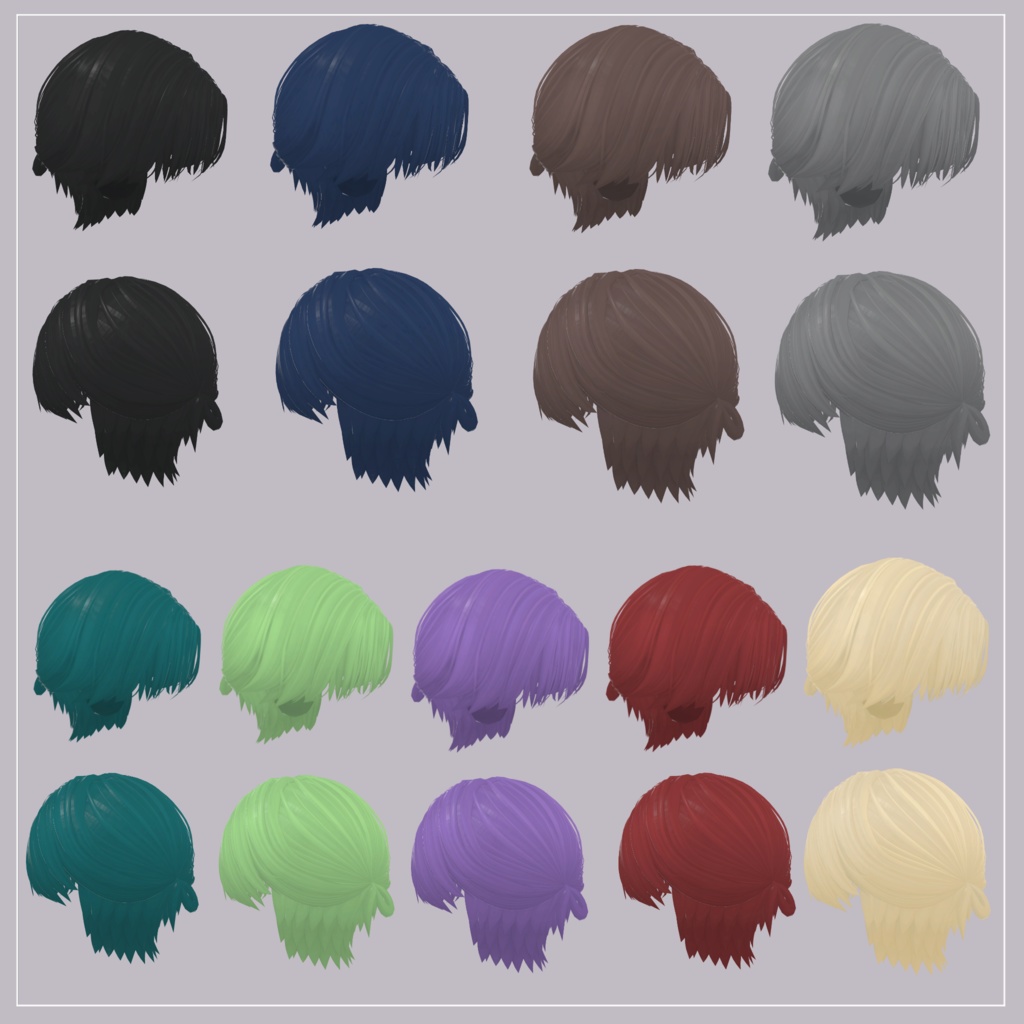 【憂蘭対応】Soft Center Half-Up