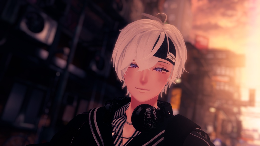 【10アバター対応】Airy Band Hair