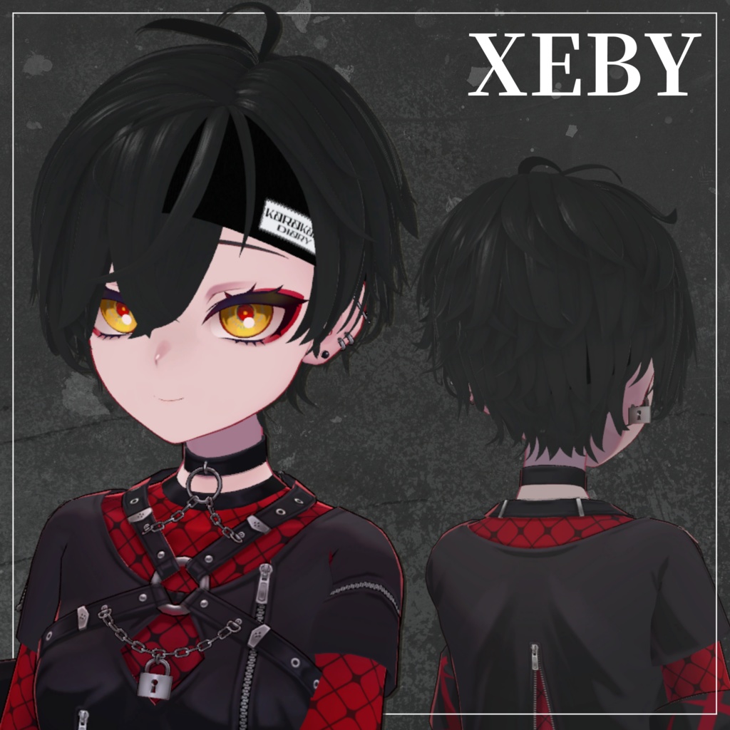 【10アバター対応】Airy Band Hair