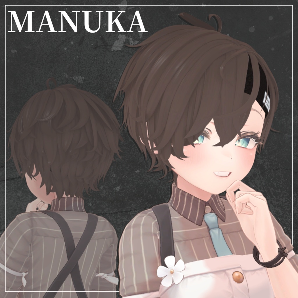 【10アバター対応】Airy Band Hair