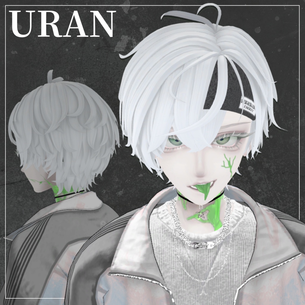 【10アバター対応】Airy Band Hair