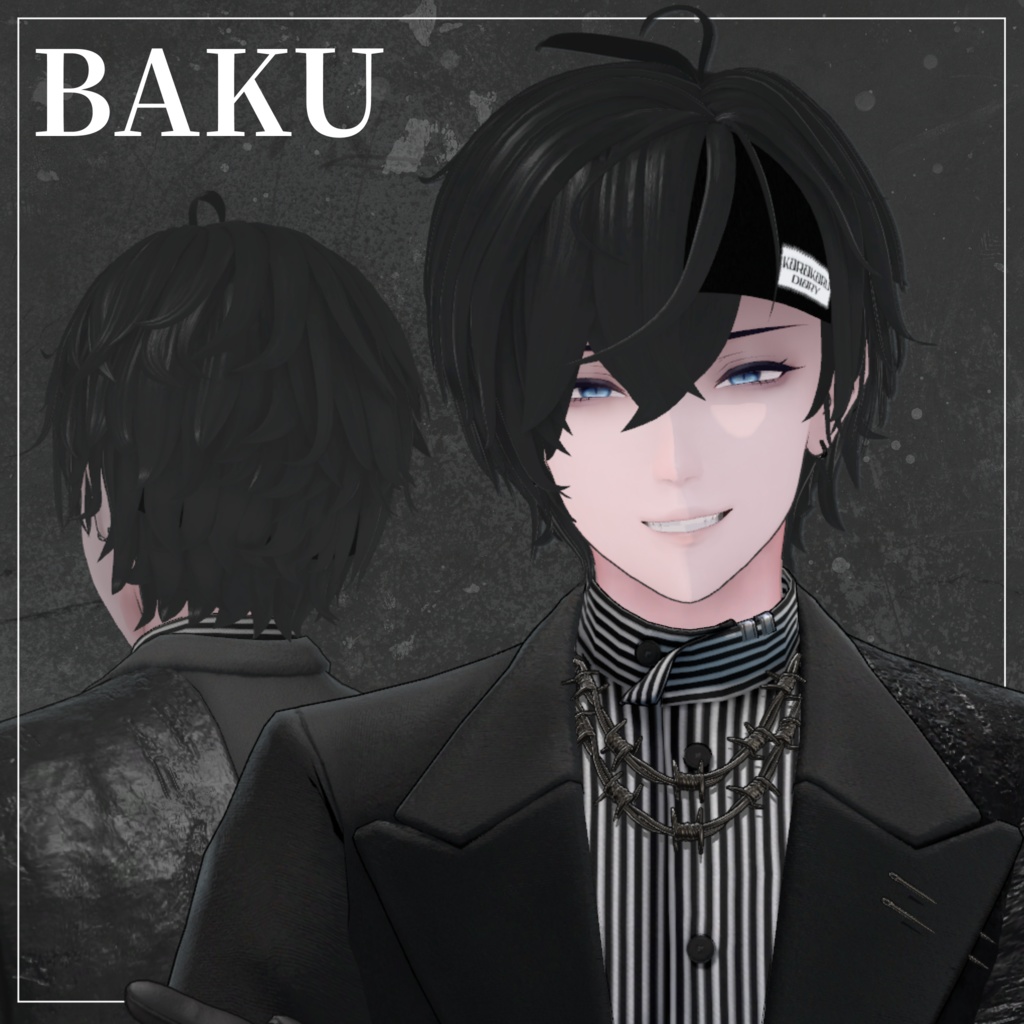 【10アバター対応】Airy Band Hair