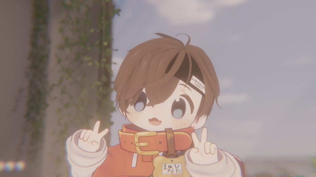 【10アバター対応】Airy Band Hair