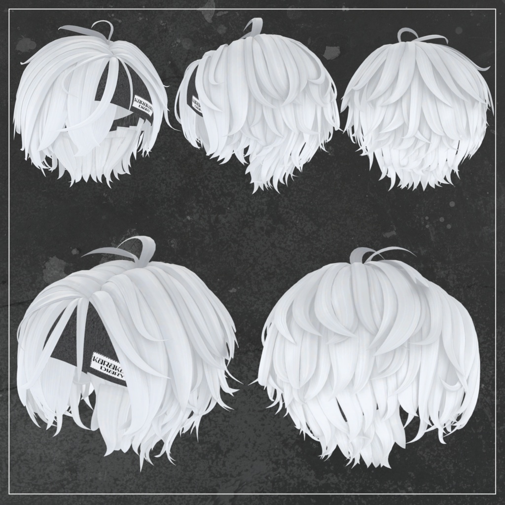 【10アバター対応】Airy Band Hair