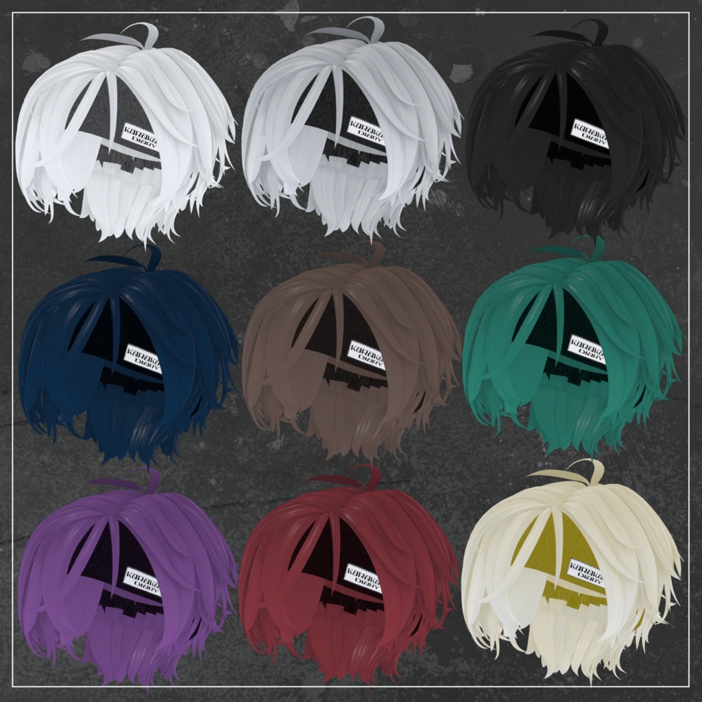 【10アバター対応】Airy Band Hair