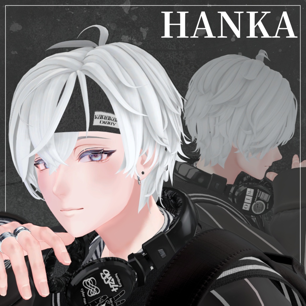 【10アバター対応】Airy Band Hair