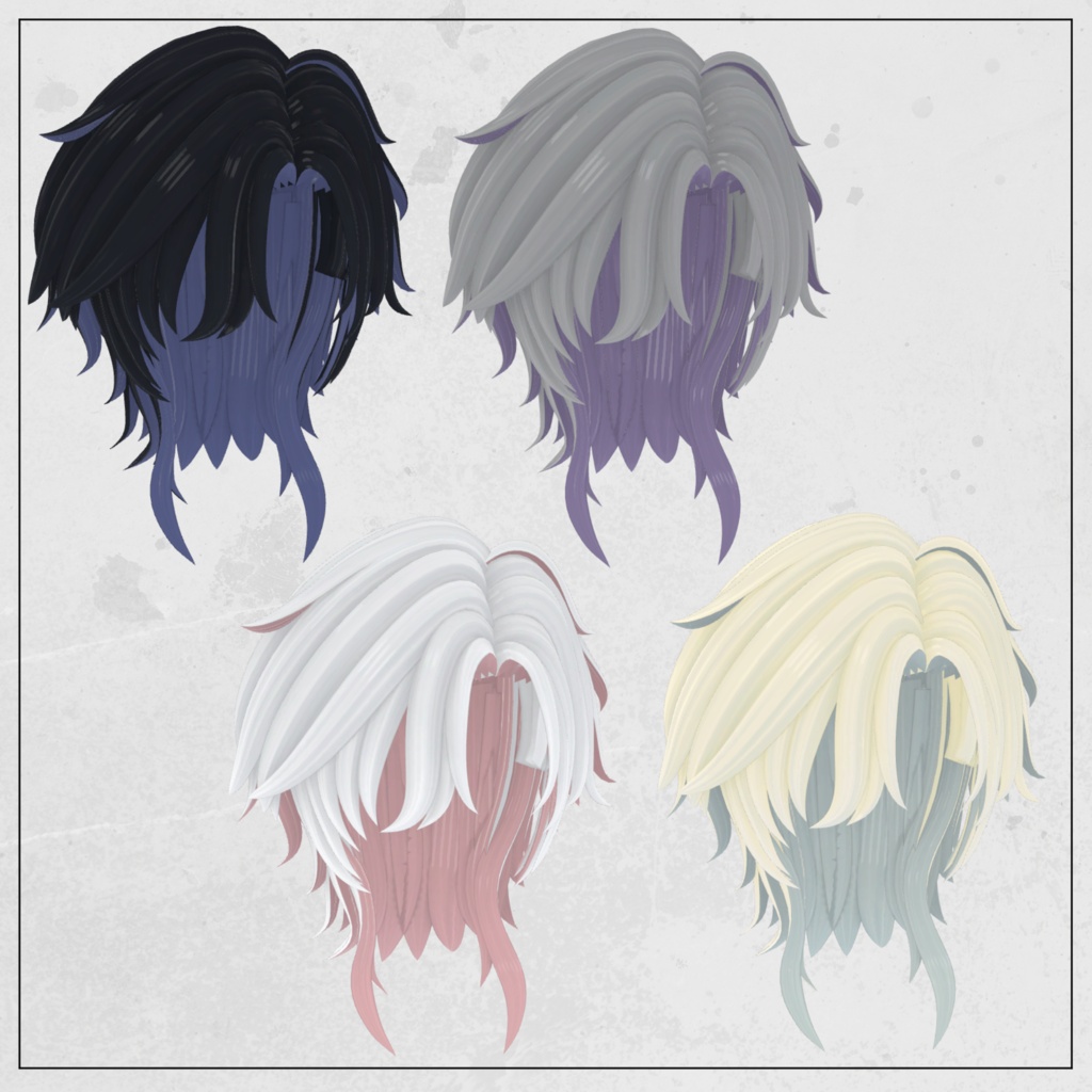【4アバター対応】Sheer Inner Wolf