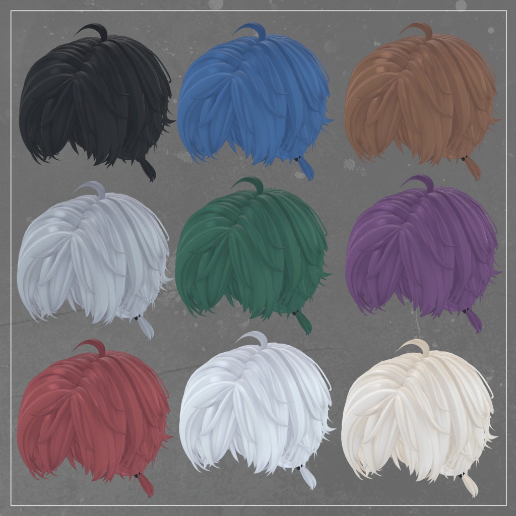 Mini Tail Hair【12アバター対応】
