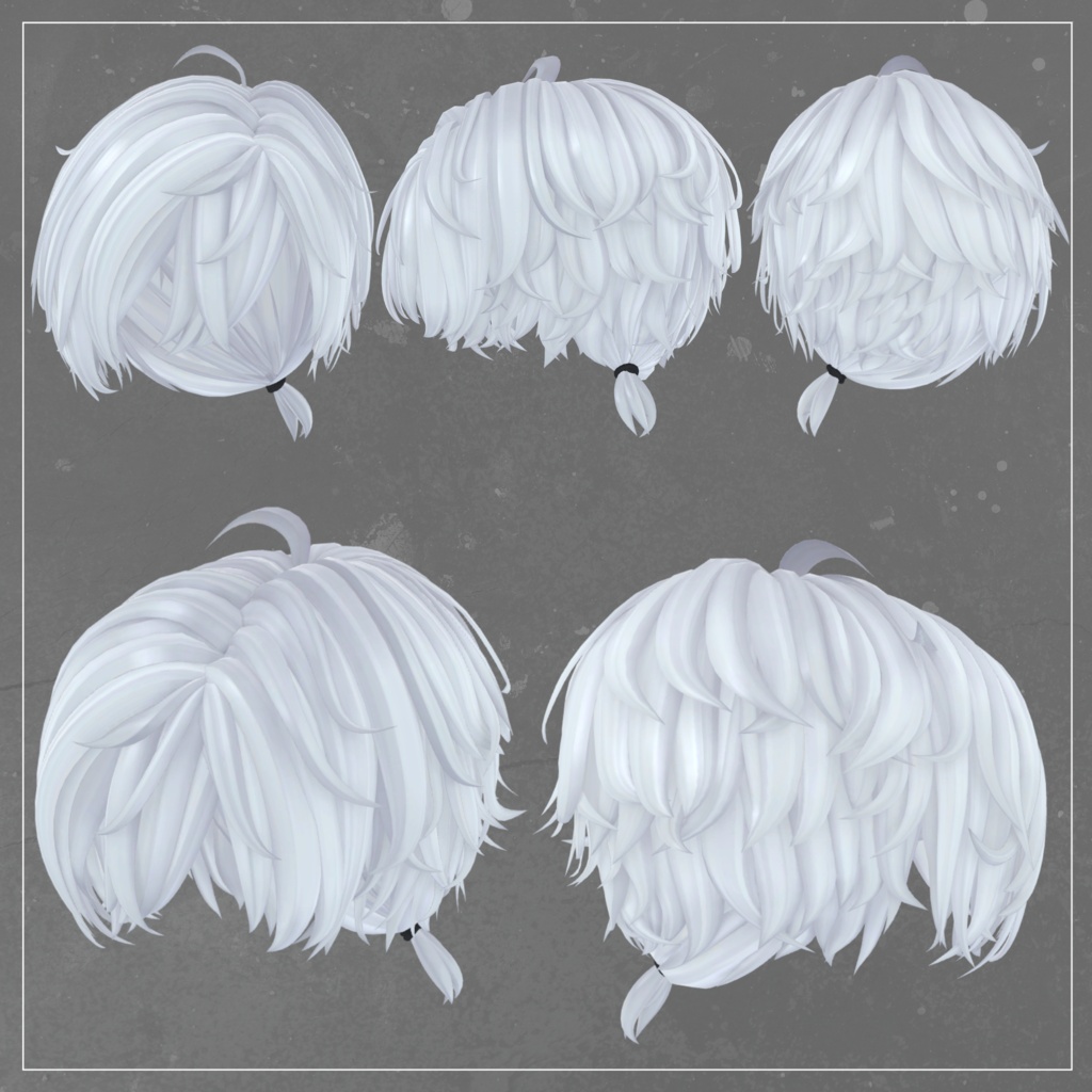 Mini Tail Hair【12アバター対応】