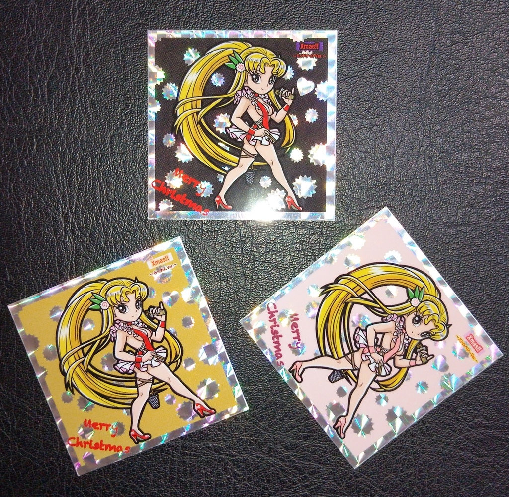 【クリスマス限定】「シナチクQueen(見習い)」クリスマスシール3種セット ※12月24日20時 販売開始