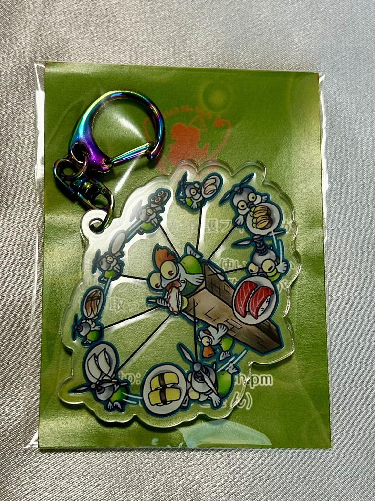 【サーモンラン】ハシラ/アクリルキーホルダー