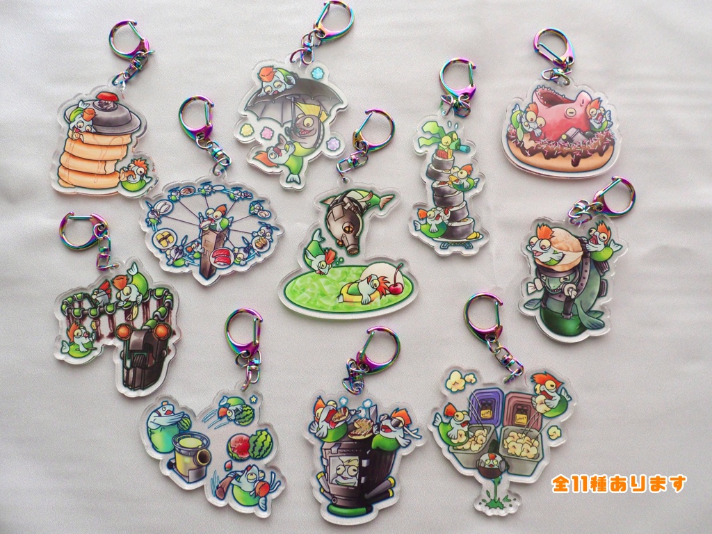 【サーモンラン】テッパン/アクリルキーホルダー