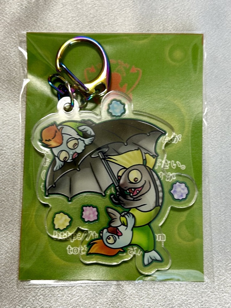 【サーモンラン】コウモリ/アクリルキーホルダー