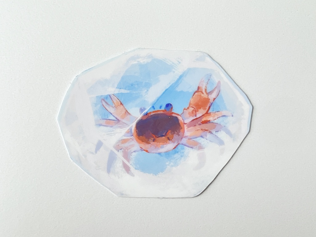 【ステッカー】カチコチカニ