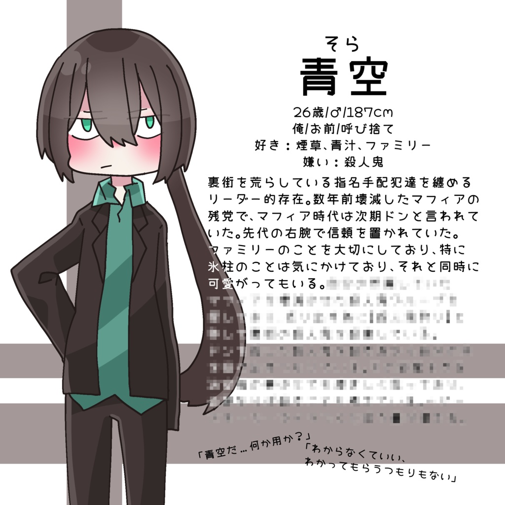 【一次創作】裏街通り666番地 設定資料集