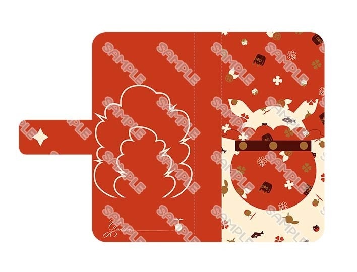 【C100事後通販】原神　Genshin　クレー　手帳型スマートフォンケース Ver.2（Android、iPhone）