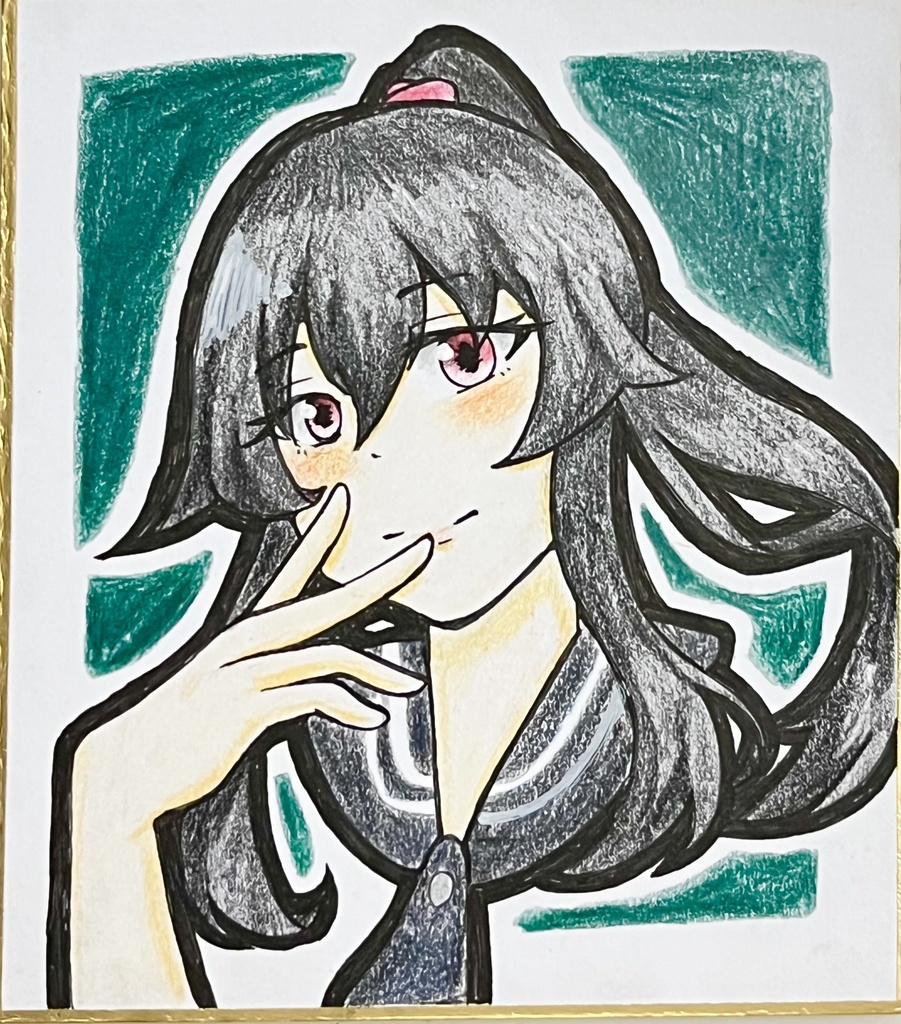 矢矧　ミニ色紙
