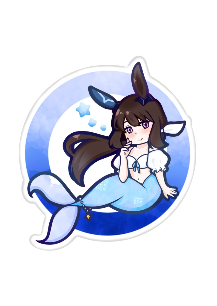 アドマイヤベガ　人魚ver アクリルキーホルダー