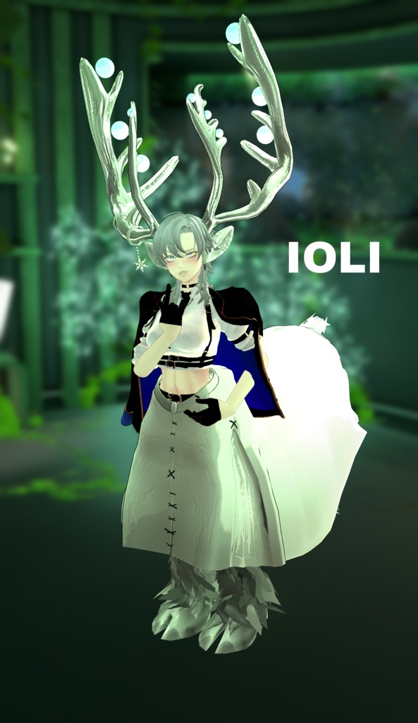 「ケンタウロスパーツ スレンダー/トナカイ」VRChat対応衣装3Dモデル