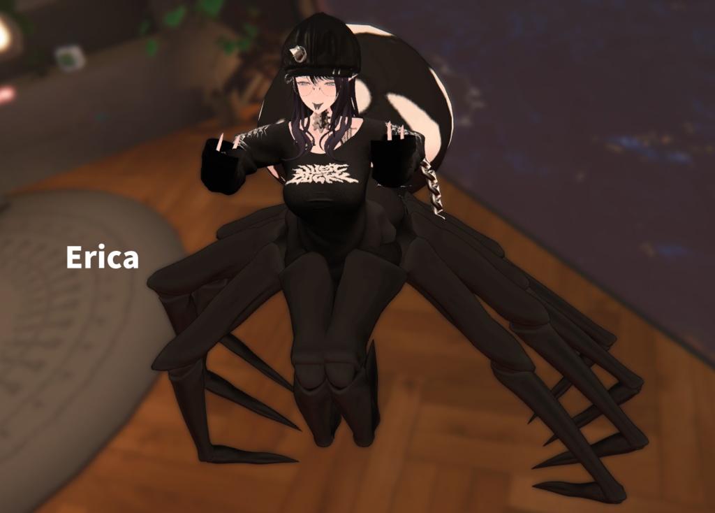 MA対応「アラクネパーツ」VRChat対応衣装3Dモデル