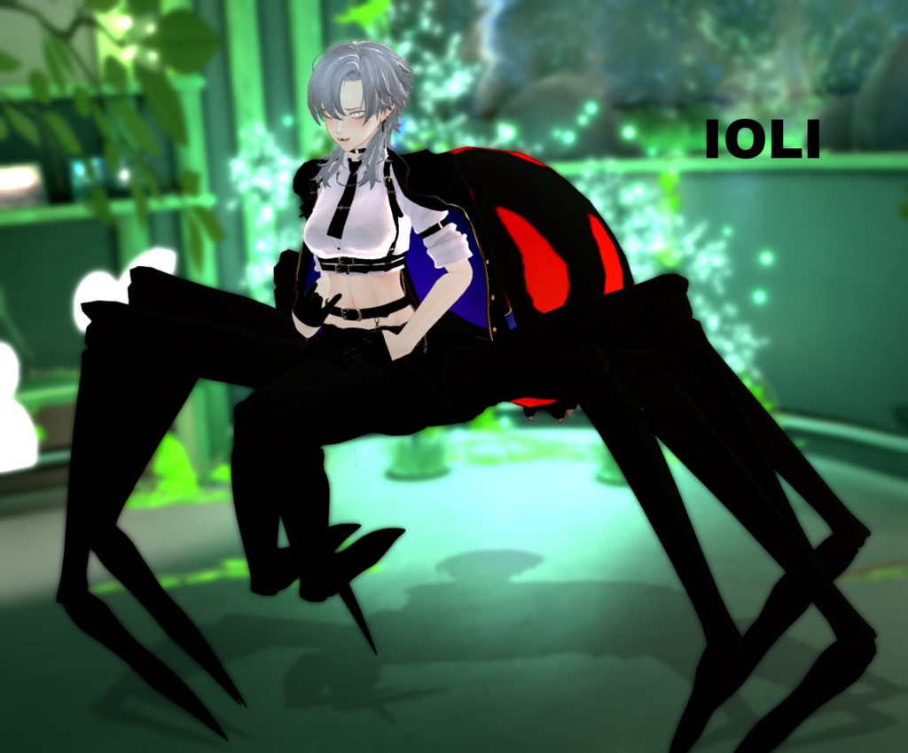 MA対応「アラクネパーツ」VRChat対応衣装3Dモデル