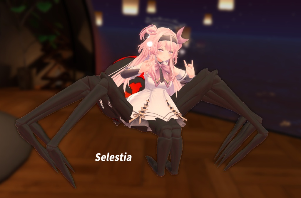 MA対応「アラクネパーツ」VRChat対応衣装3Dモデル