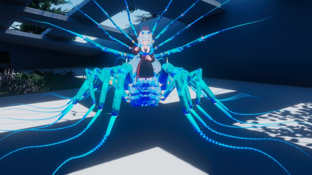 MA対応「アラクネパーツ ゲジゲジ」VRChat対応衣装3Dモデル