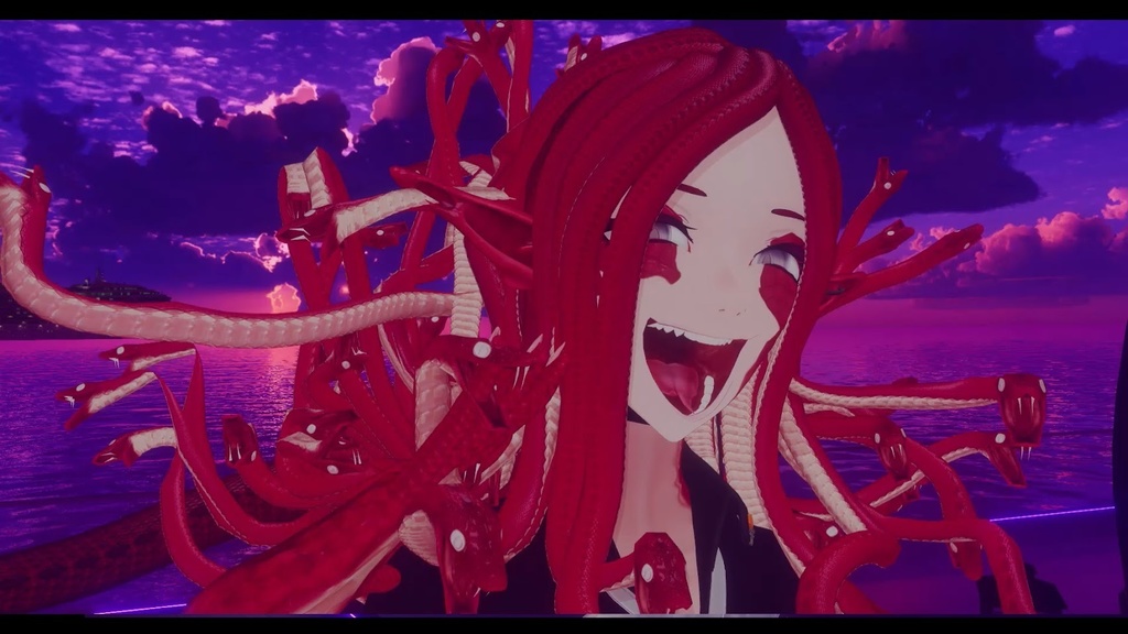 「メデューサのスクレローゼ」ラミア型オリジナル3Dモデル for VRChat