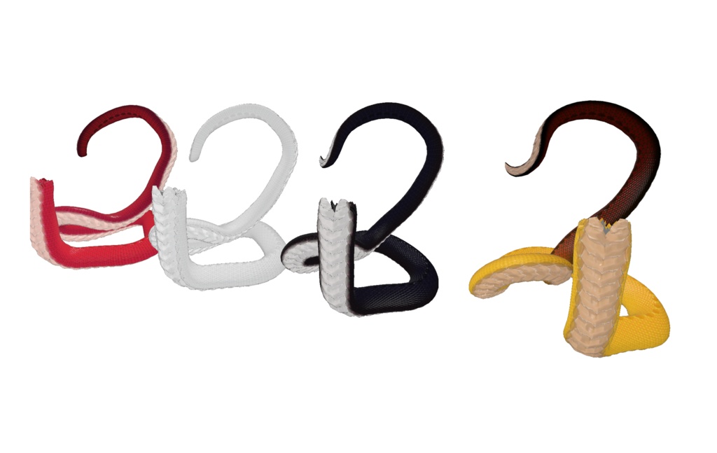 「メデューサパーツ 胴/髪 +石化ギミック」 VRChat対応衣装3Dモデル