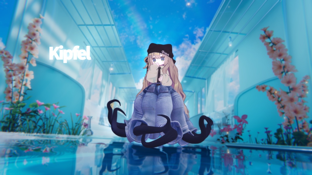 「スキュラパーツ 斑蛸」VRChat対応衣装3Dモデル