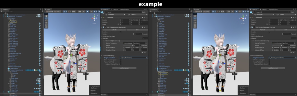 InvartAvatar アバター逆さま反転ギミック
