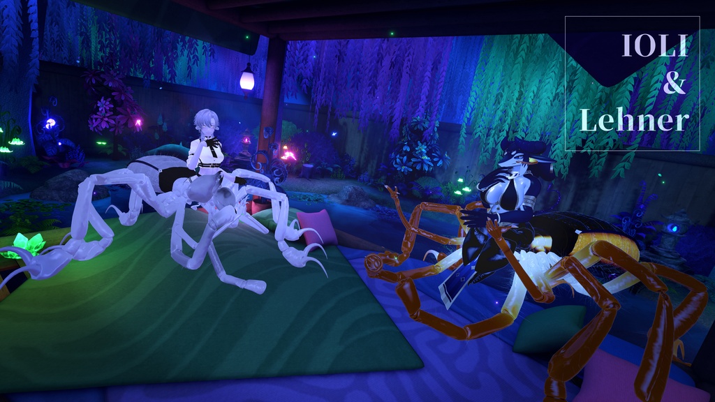 「アラクネパーツ ヒヨケムシ」VRChat対応パーツ3Dモデル
