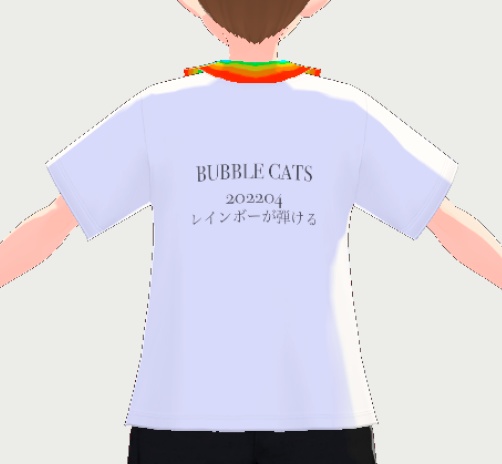 【無料】BUBBLE CATS 202204 Tシャツ