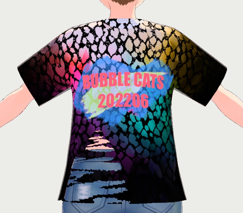BUBBLE CATS 202206 Tシャツ