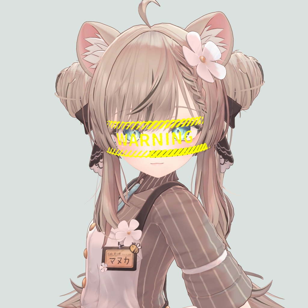 【VRChat想定】エラーっぽいバイザースクリーン/Error_visor