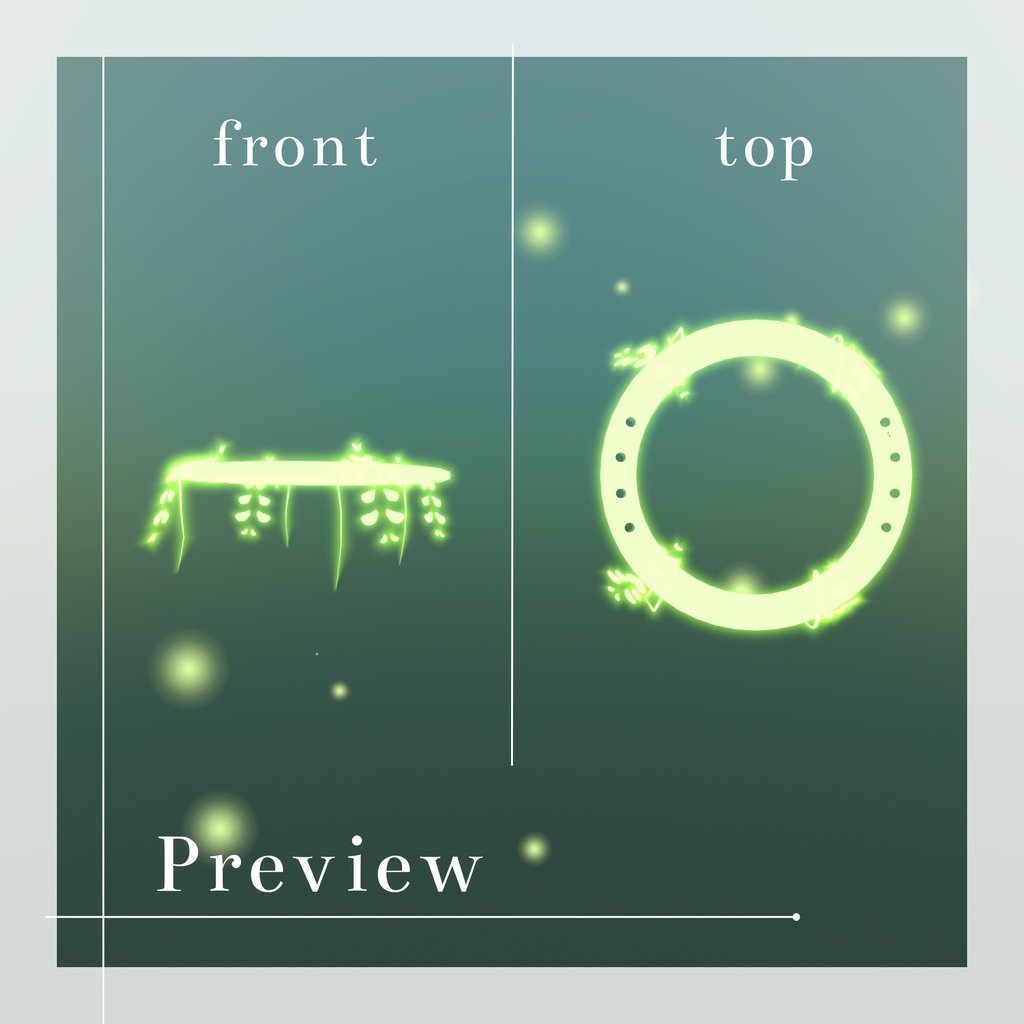 【VRChat】-草蛍の輪ー-Nature Halo