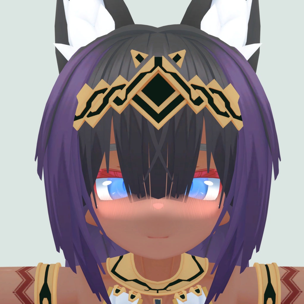 【VRChat】だれでも!視る撫で赤面ギミック-blush gimmick-