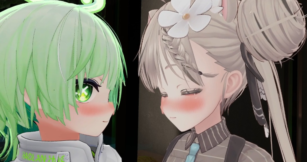 【VRChat】だれでも!視る撫で赤面ギミック-blush gimmick-