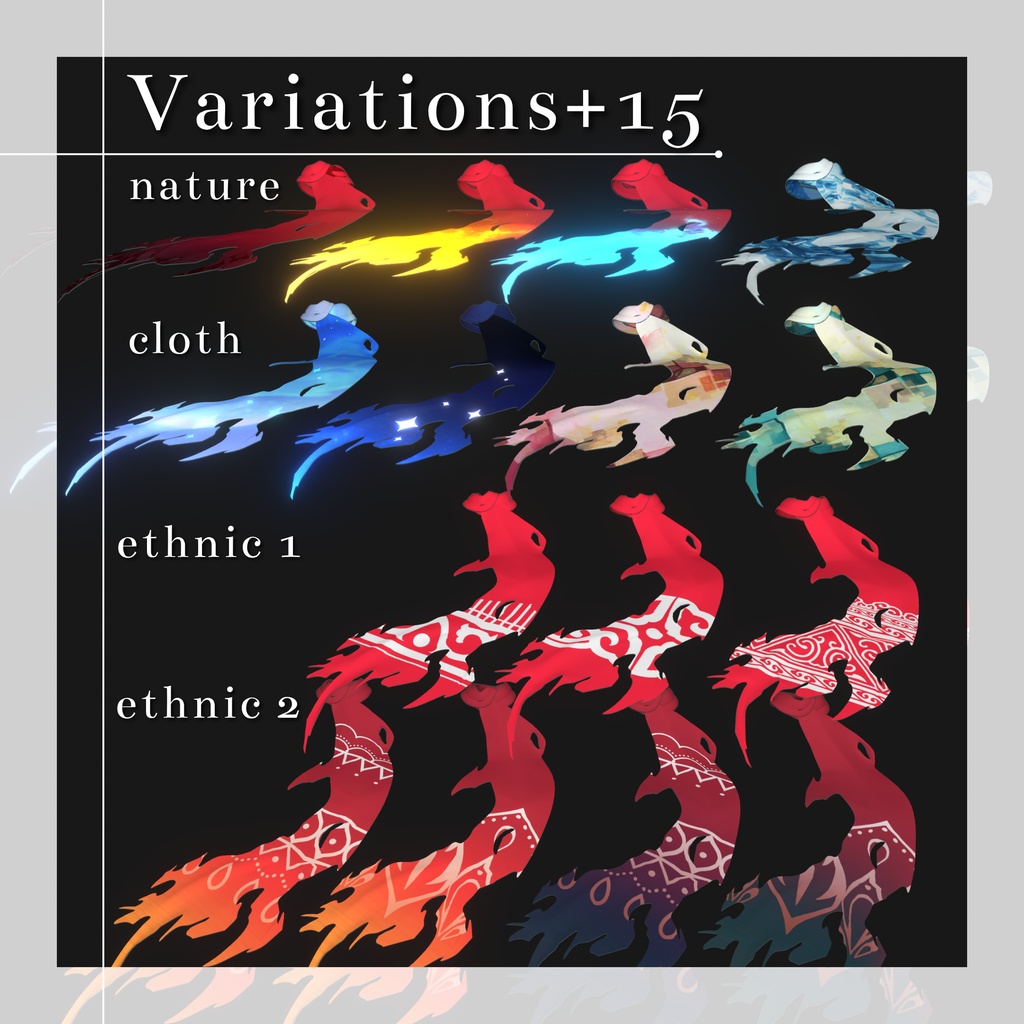 【VRChat想定】OutlawScarf-アウトロースカーフ-