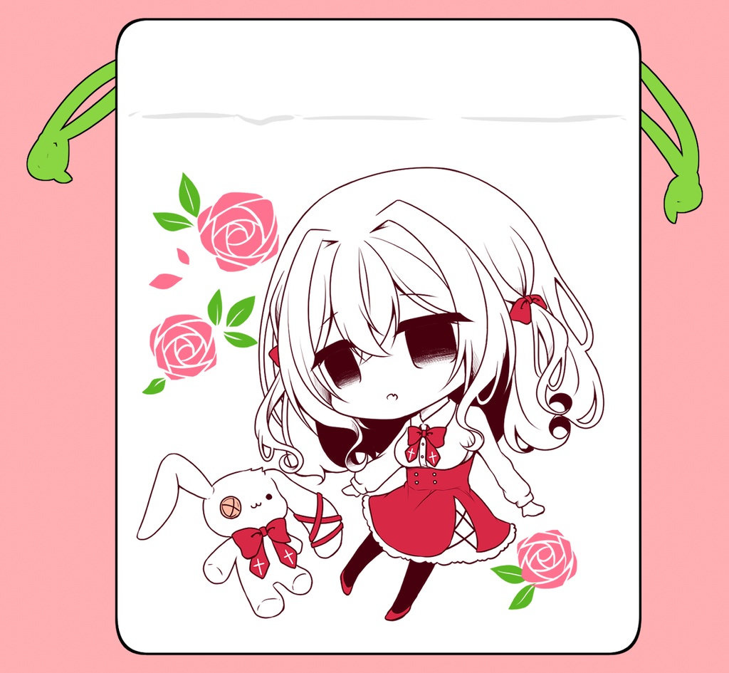 祈莉のミニ巾着