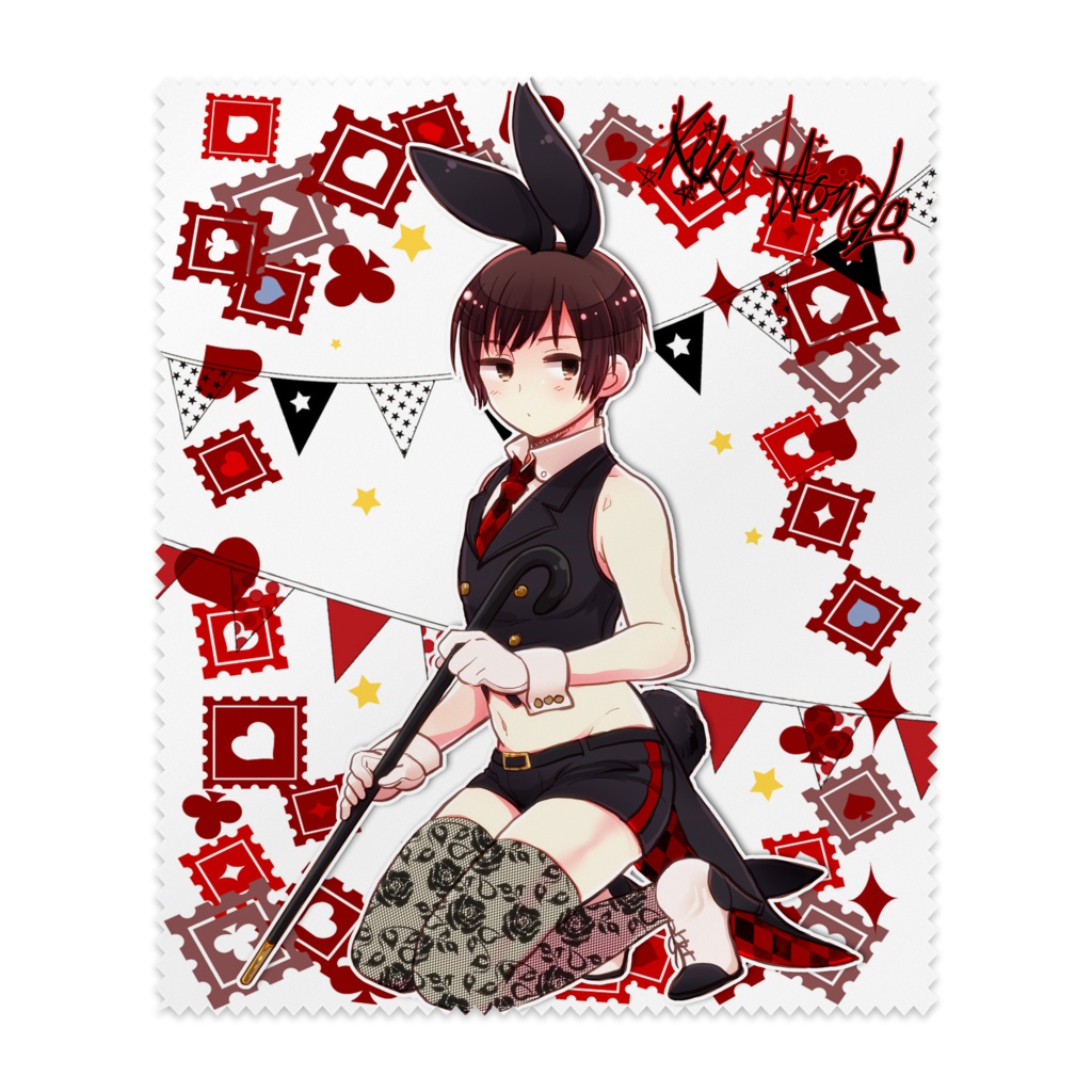 メガネ拭き(マジシャン菊ver.)