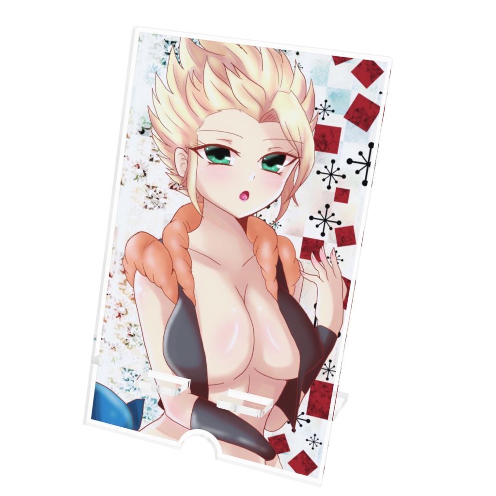 女体化ゴジータアクリルスマホスタンド