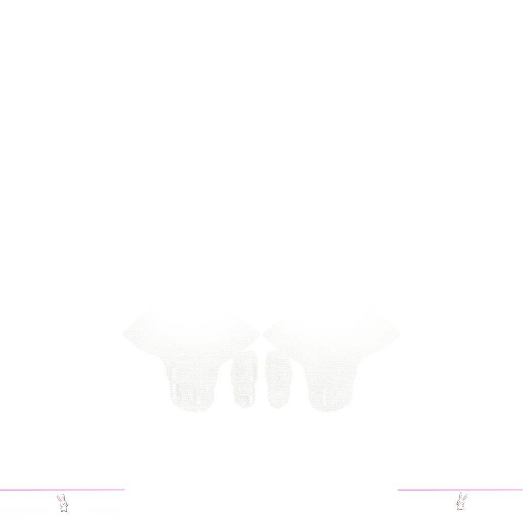 【VRoid/無料】ブラウスとデニムのミニスカート、うさぎのスニーカー、うさぎの靴下